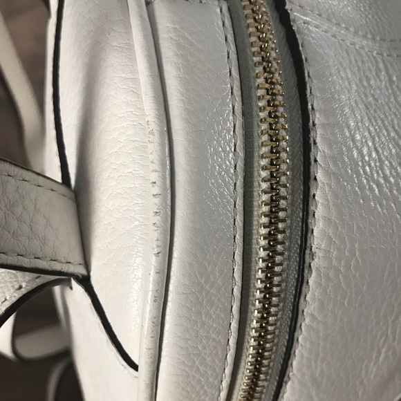 (Sold) Michael Kors White medium rhea - Picture 6 of 8